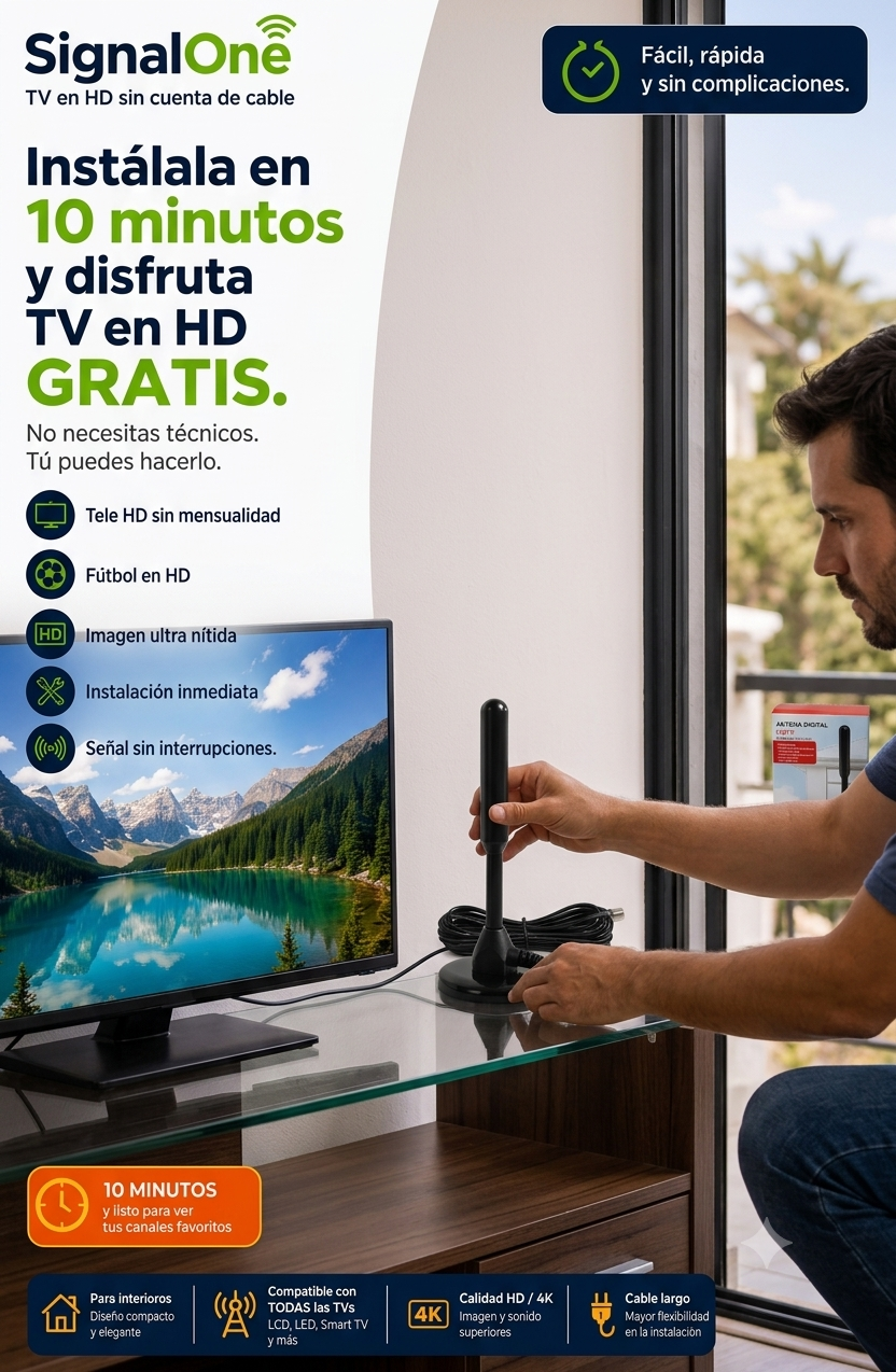 SignalOne — TV en alta definición sin cuenta de cable
