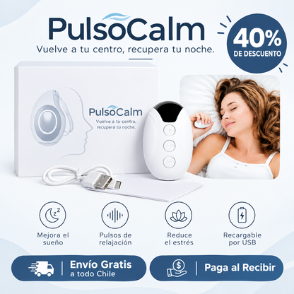 PulsoCalm - Vuelve a tu centro, recupera tu noche - Color Blanco