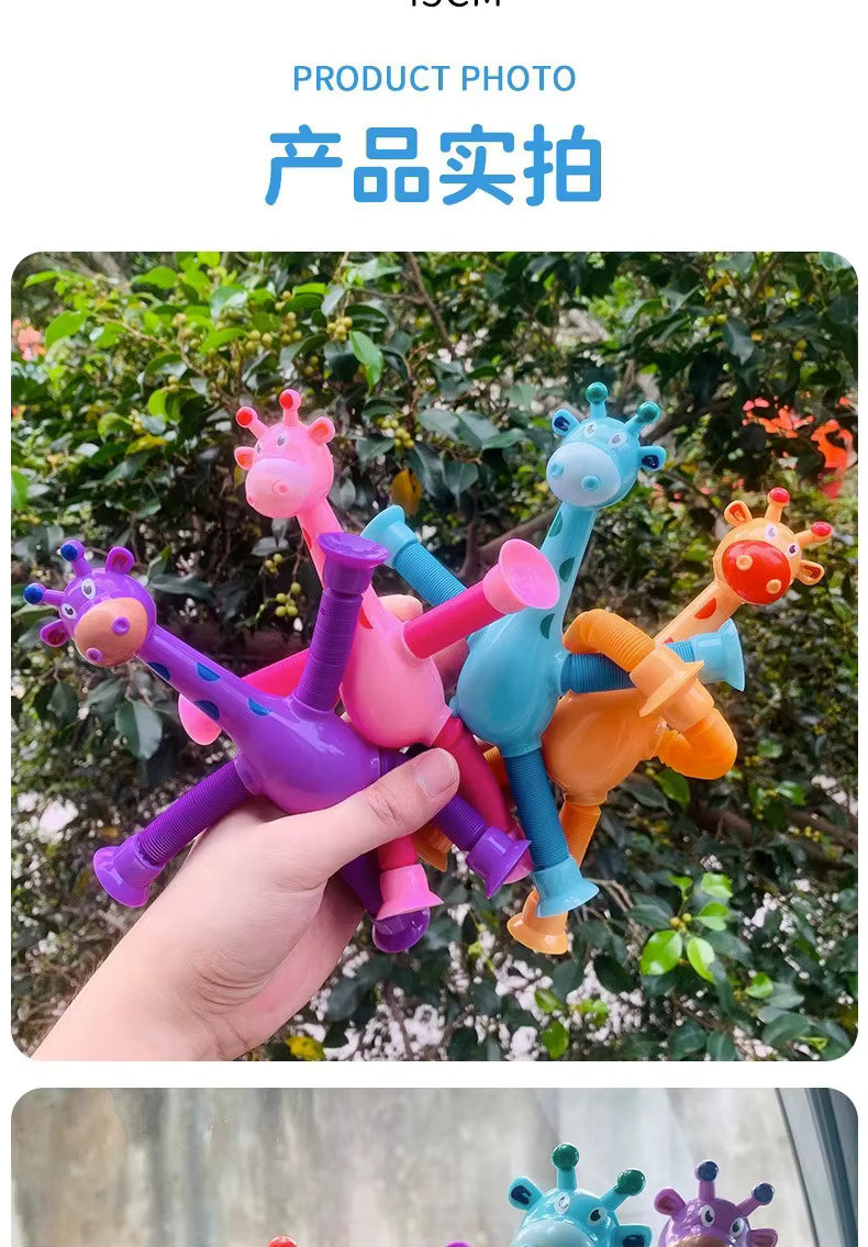 TubiJirafa - Calma y Entretiene donde estés - Set 4 Piezas