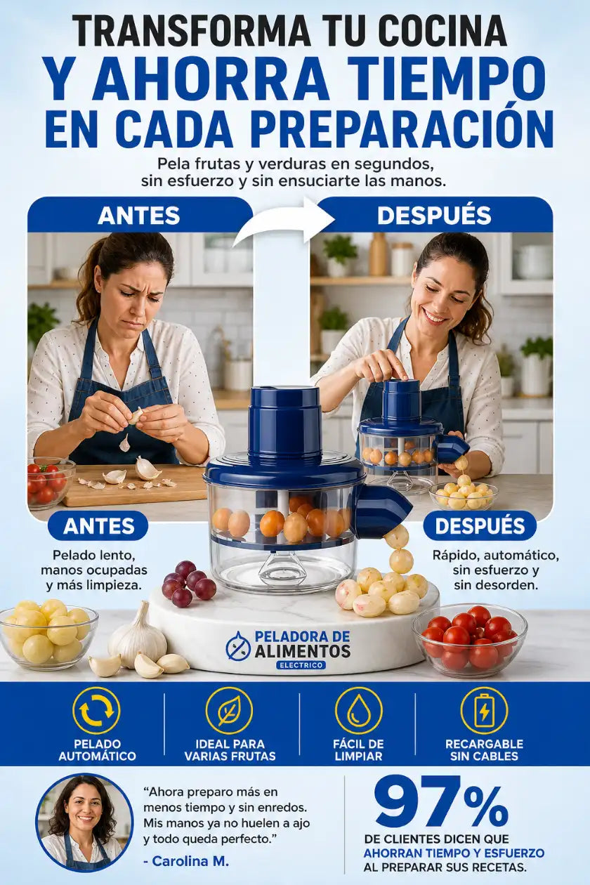 Knobix - Pelado automático rápido, manos limpias