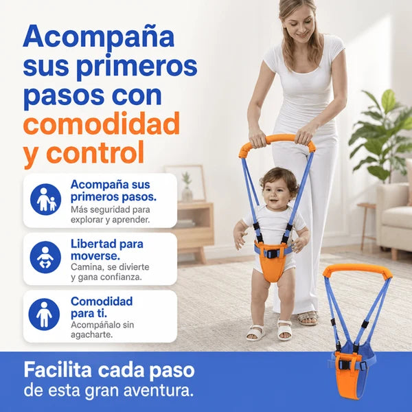 BabyPasito - Arnés para aprender a caminar, tu espalda descansa