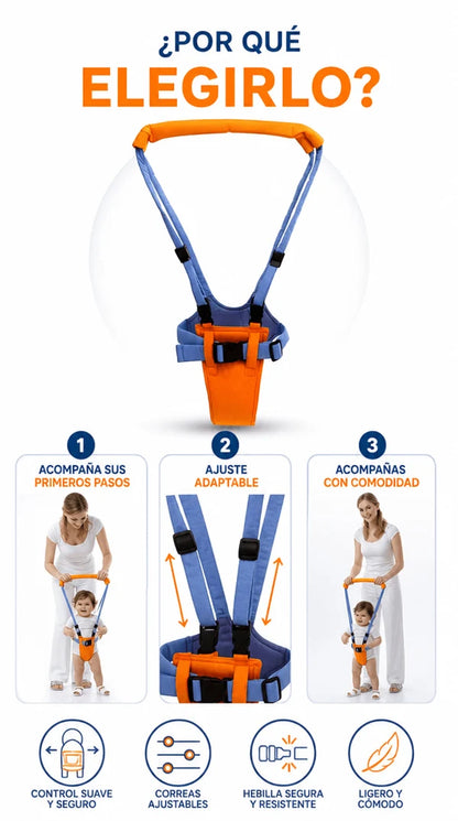 BabyPasito - Arnés para aprender a caminar, tu espalda descansa