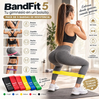 BandFit 5 - Tu gimnasio en un bolsillo | Set 5 Unidades