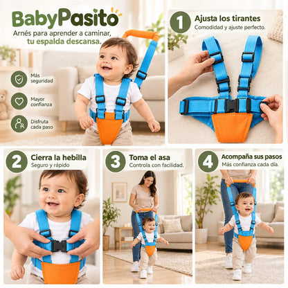 BabyPasito - Arnés para aprender a caminar, tu espalda descansa