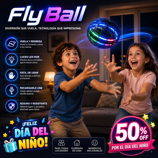 FlyBall - Lánzala y vuelve sola a tus manos Bola interactiva