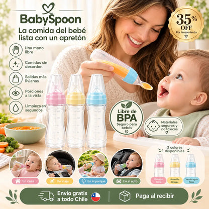 BabySpoon - La comida del bebé lista con un apretón