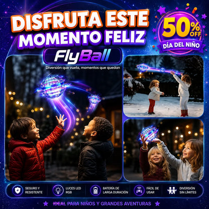 FlyBall - Lánzala y vuelve sola a tus manos Bola interactiva