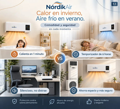 NórdikAir - Calor en invierno, Aire frío en verano