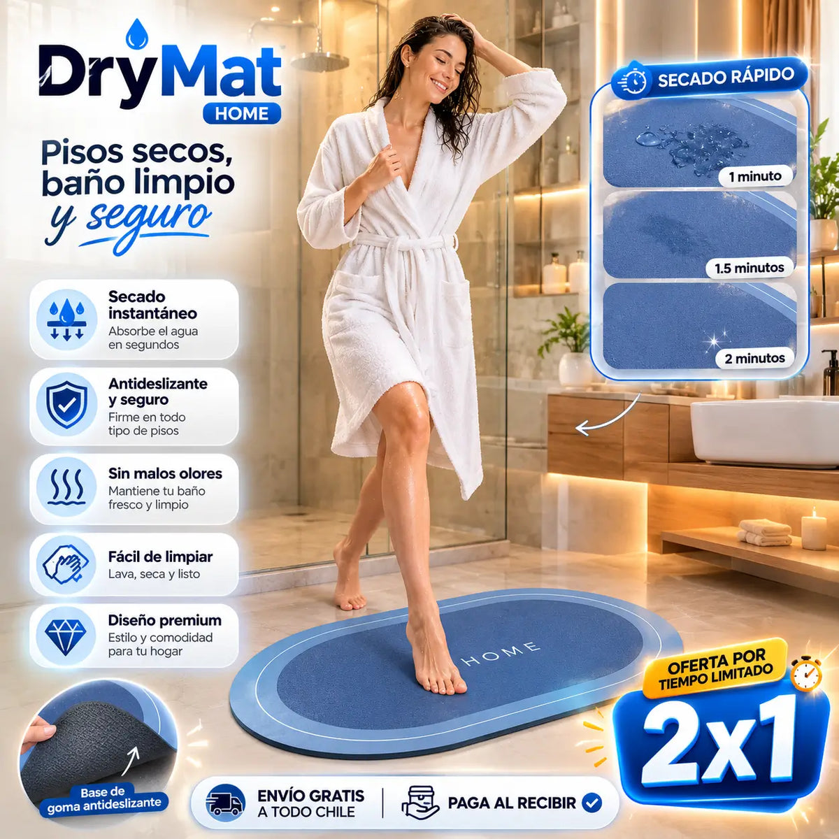 DryMat - Pisos Secos al Instante, Seguridad Garantizada