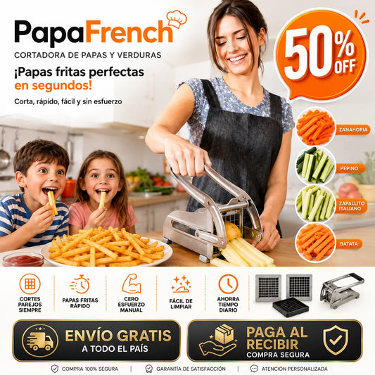 PapaFrench - Bastones de papas parejos sin esfuerzo