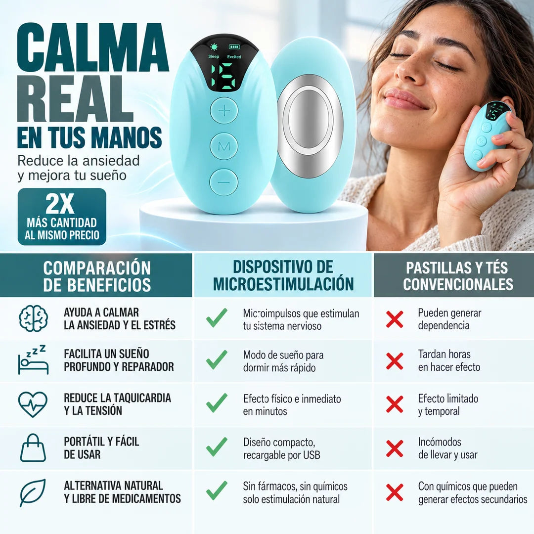 PulsoCalm - Vuelve a tu centro, recupera tu noche - Color Blanco